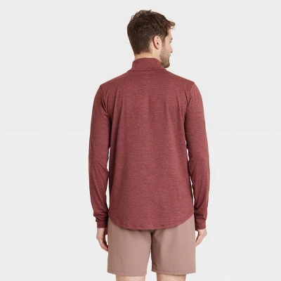 Men's Soft Stretch ½ Zip Top - All In Motion™ 3 Men's Soft Stretch ½ Zip Top - All In Motion™
