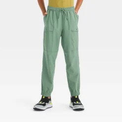 Boys' Lined Cargo Pants - All In Motion™ -All In Motion GUEST 034fb49c a927 4cb2 a328 86b8a0e93193