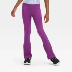 Girls' Flare Mid-Rise Leggings - All In Motion™ 9 Girls' Flare Mid-Rise Leggings - All In Motion™ -All In Motion GUEST 07177897 0164 4345 9501 214fafa0feb7