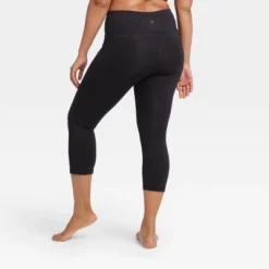 Women's Contour Power Waist High-Rise Capri Leggings With Pocket 20" - All In Motion™ Black 11 Women's Contour Power Waist High-Rise Capri Leggings With Pocket 20" - All In Motion™ Black -All In Motion GUEST 08d731db 2408 493e be6a 4fa873375347