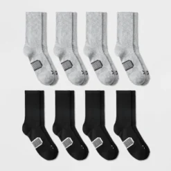 Men's Training 8pk Crew Socks - All In Motion™ 6-12 -All In Motion GUEST 0d92199f 01c9 4156 9fad 7165bba50d48