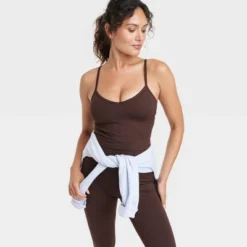 Women's Light Support Allover Cozy Cami Sports Bra - All In Motion™ -All In Motion GUEST 1311d661 939a 4e92 860d c91a39607b9b