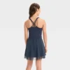 Girls' Knit Double Layer Dress - All In Motion™ -All In Motion GUEST 141b4c0b 8ae9 48de b747 9ab98dd09668