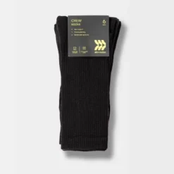 Men's Active Crew Socks 6pk - All In Motion™