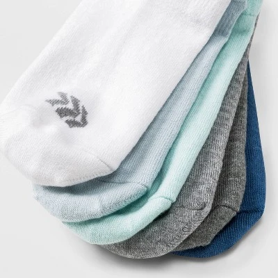 Women's Lightweight Mesh Striped L-Band 6pk No Show Athletic Socks - All In Motion™ 4-10 4 Women's Lightweight Mesh Striped L-Band 6pk No Show Athletic Socks - All In Motion™ 4-10 - Image 2