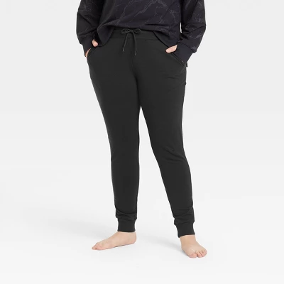 Women's Mid-Rise French Terry Joggers - All In Motion™ 4 Women's Mid-Rise French Terry Joggers - All In Motion™ - Image 2