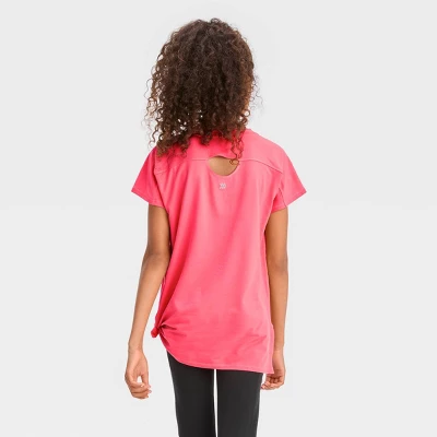 Girls' Short Sleeve Gym T-Shirt - All In Motion™ 3 Girls' Short Sleeve Gym T-Shirt - All In Motion™