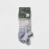 Women's Extended Size Cushioned Active Accents 4pk No Show Tab Athletic Socks - All In Motion™ Gray/White 8-12