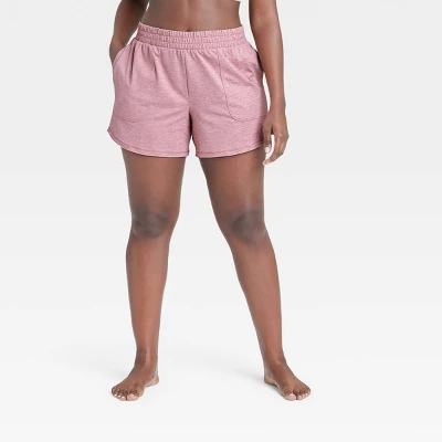 Women's Mid-Rise Knit Shorts 5" - All In Motion™ 3 Women's Mid-Rise Knit Shorts 5" - All In Motion™ - Image 2