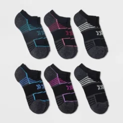 Women's 6pk Cushioned Mesh Finish Line Fashion No Show Athletic Socks - All In Motion™ 4-10 -All In Motion GUEST 26c700b4 c61e 42fb 8278 bfa1a0895377