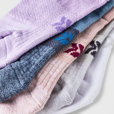 Women's 6pk Vault Striped No Show Athletic Socks - All In Motion™ Assorted Colors 4-10 4 Women's 6pk Vault Striped No Show Athletic Socks - All In Motion™ Assorted Colors 4-10 - Image 2