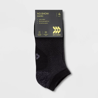 Women's Mesh Pattern Lightweight 4pk No Show Athletic Socks - All In Motion™ 4-10 3 Women's Mesh Pattern Lightweight 4pk No Show Athletic Socks - All In Motion™ 4-10
