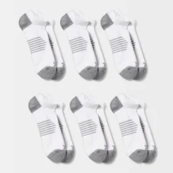 Men's Striped Arch No Show Socks 6pk - All In Motion™ -All In Motion GUEST 2bde7811 f4de 4f62 a642 3c50ee706da8