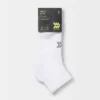 Women's Extended Size Cushioned 6pk Ankle Athletic Socks - All In Motion™ - White 8-12 -All In Motion GUEST 2c674f86 e530 40cc 9d17 a897a532760d