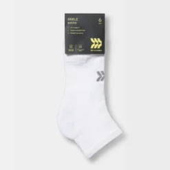 Women's Extended Size Cushioned 6pk Ankle Athletic Socks - All In Motion™ - White 8-12