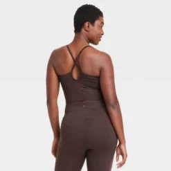 Women's Light Support Allover Cozy Cami Sports Bra - All In Motion™ -All In Motion GUEST 30c470c4 87c6 49ca 9348 6b0e3b98b072