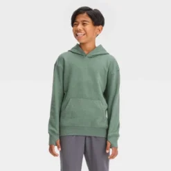 Boys' Fleece Hooded Sweatshirt - All In Motion™ -All In Motion GUEST 32c8ecc8 5215 44b5 aaed d79e3018dcc5