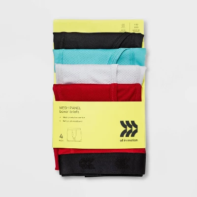 Boys' 4pk Mesh Boxer Briefs - All In Motion™ 3 Boys' 4pk Mesh Boxer Briefs - All In Motion™