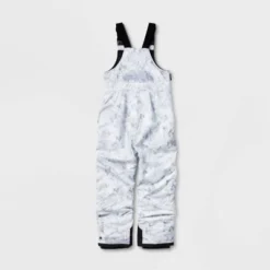 Kids' Shapes Printed Snow Bib - All In Motion™ Silver