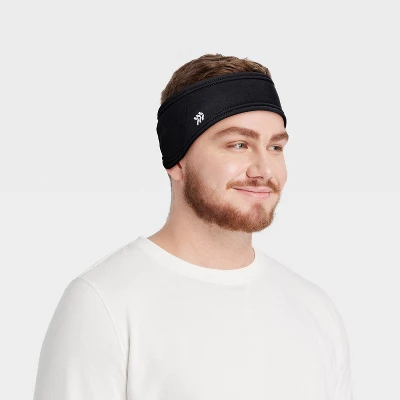 Men's Powerstretch Winter Headband - All In Motion™ Black 3 Men's Powerstretch Winter Headband - All In Motion™ Black