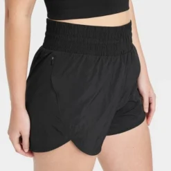 Women's High-Rise Crinkle Shorts - All In Motion™ 9 Women's High-Rise Crinkle Shorts - All In Motion™ -All In Motion GUEST 3adc368e 4b11 4082 9821 1e3af341aa30