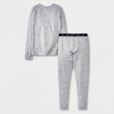Girls' 2pk Thermal Set - All In Motion™ Gray 4 Girls' 2pk Thermal Set - All In Motion™ Gray - Image 2