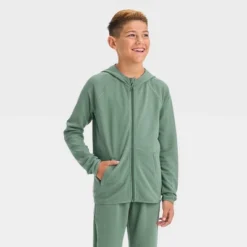 Boys' Waffle Hooded Sweatshirt - All In Motion™ -All In Motion GUEST 3e8713d2 1cef 4748 8ba5 5d23af3f7939