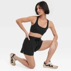 Women's Woven Mid-Rise Shorts 4" - All In Motion™ -All In Motion GUEST 42cda3cf c2bb 4c3f 9163 e32eac273a81