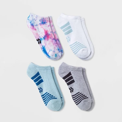 Women's Cushioned Tie-Dye 4pk No Show Athletic Socks - All In Motion™ 4-10 5 Women's Cushioned Tie-Dye 4pk No Show Athletic Socks - All In Motion™ 4-10 - Image 3