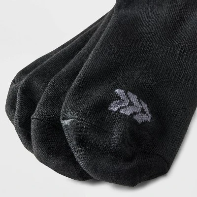 Men's No Show Light Weight Performance Socks 12pk - All In Motion™ Black 6-12 4 Men's No Show Light Weight Performance Socks 12pk - All In Motion™ Black 6-12 - Image 2