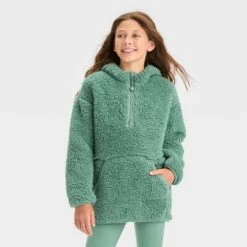 Girls' Fleece 1/2 Zip Pullover - All In Motion™ 11 Girls' Fleece 1/2 Zip Pullover - All In Motion™ -All In Motion GUEST 4d195655 200a 4024 9d1a c3e2b820ba7e