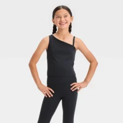 Girls' Asymmetrical Cropped Tank Top - All In Motion™ 9 Girls' Asymmetrical Cropped Tank Top - All In Motion™ -All In Motion GUEST 507c54f2 8a2a 4bce afcc 941adf4cbbcd
