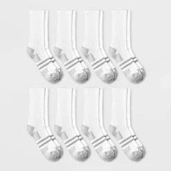 Men's Training 8pk Crew Socks - All In Motion™ 6-12 -All In Motion GUEST 53edeeff c8b5 41d1 b4fb 63073e19a25e