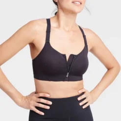 Women's High Support Zip-Front Sports Bra - All In Motion™ -All In Motion GUEST 545fbe60 c857 4ecd 957d a7c17d394155