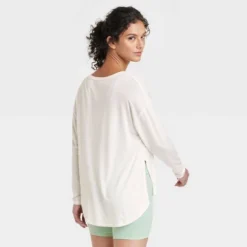 Women's Side Slit Long Sleeve Top - All In Motion™