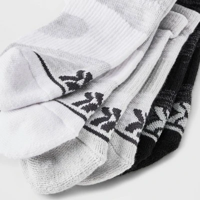 Women's 6pk Active Accents No Show Tab Athletic Socks - All In Motion™ White/Gray/Black 4-10 4 Women's 6pk Active Accents No Show Tab Athletic Socks - All In Motion™ White/Gray/Black 4-10 - Image 2