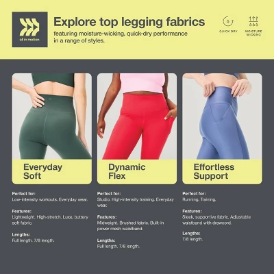 Women's Dynamic Flex High-Rise Pocketed 7/8 Leggings - All In Motion™ 7 Women's Dynamic Flex High-Rise Pocketed 7/8 Leggings - All In Motion™ - Image 5