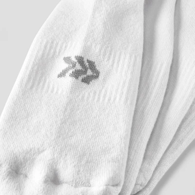 Women's Extended Size Cushioned 6+1 Bonus Pack Ankle Athletic Socks - All In Motion™ White 8-12 4 Women's Extended Size Cushioned 6+1 Bonus Pack Ankle Athletic Socks - All In Motion™ White 8-12 - Image 2