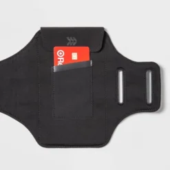 Phone Armband (fits Up To 6.1" Phone) Black - All In Motion™: Adjustable Strap, Moisture-Wicking -All In Motion GUEST 5cc07471 6a66 4856 934f 7bb32bb2e0d5