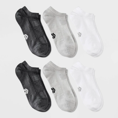 Women's Lightweight Lattice 6pk Low Cut Socks - All In Motion™ White/Gray/Black 4-10: Arch Support, Reinforced Heel & Toe 5 Women's Lightweight Lattice 6pk Low Cut Socks - All In Motion™ White/Gray/Black 4-10: Arch Support, Reinforced Heel & Toe - Image 3