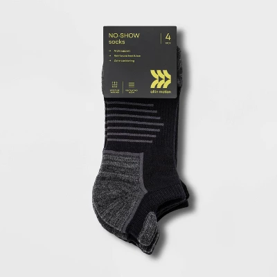 Women's Extended Size Active Accents Cushioned 4pk No Show Tab Athletic Socks - All In Motion™ 8-12 3 Women's Extended Size Active Accents Cushioned 4pk No Show Tab Athletic Socks - All In Motion™ 8-12