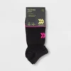 Women's Active Mesh Striped Lightweight 4pk No Show Athletic Socks - All In Motion™ - Black 4-10