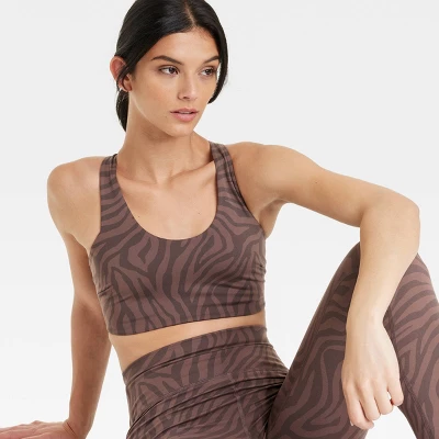 Women's Light Support Brushed Sculpt Unpadded Bra - All In Motion™ 6 Women's Light Support Brushed Sculpt Unpadded Bra - All In Motion™ - Image 4