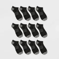 Men's No Show Striped Athletic Socks 12pk - All In Motion™ 6-12 8 Men's No Show Striped Athletic Socks 12pk - All In Motion™ 6-12 -All In Motion GUEST 680fb7ea c48a 405e a54e 1e6cb85996f7