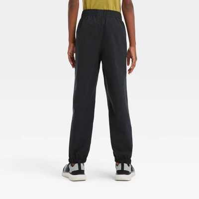 Kids' Solid Pull-On Pants - All In Motion™ Black 3 Kids' Solid Pull-On Pants - All In Motion™ Black