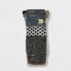 Men's Cable Knit Boot Socks - All In Motion™ Black/Oatmeal 6-12 -All In Motion GUEST 6b8d85ea cbde 47f9 8bdb e9906af74cad