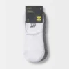 Women's Extended Size Cushioned 6pk Liner Athletic Socks - All In Motion™ - White/Heather Gray/Black 8-12 -All In Motion GUEST 6c119f6a a27f 41f2 87d0 54131744e681