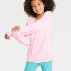 Girls' Cozy Lightweight Fleece Crewneck Sweatshirt - All In Motion™ 10 Girls' Cozy Lightweight Fleece Crewneck Sweatshirt - All In Motion™ -All In Motion GUEST 6fdabba6 1aa4 4309 88e2 3dfd197da530