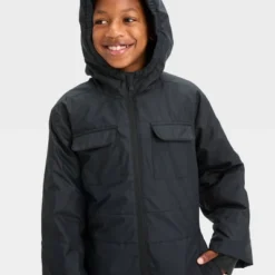 Boys' Solid Snowsuit - All In Motion™ Black -All In Motion GUEST 70260f49 74a3 4eed beb8 b90dfea1e094