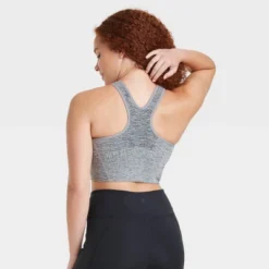 Women's Medium Support Seamless High-Neck Sports Bra - All In Motion™ 13 Women's Medium Support Seamless High-Neck Sports Bra - All In Motion™ -All In Motion GUEST 73048f73 b78e 4292 b0bf aaf9f47da821